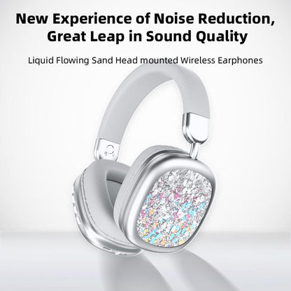 YANUQIA Wireless Headphones, Over-Ear Headphones, Hi-Fi Stereo Noise-Cancelling Headphones, Suitable for Travel, Work, Sports and Games, Built-In Microphone, Large Battery for Long-Lasting, Suitable for Iphone, Laptop, Ios/Android Bluetooth Headphones
